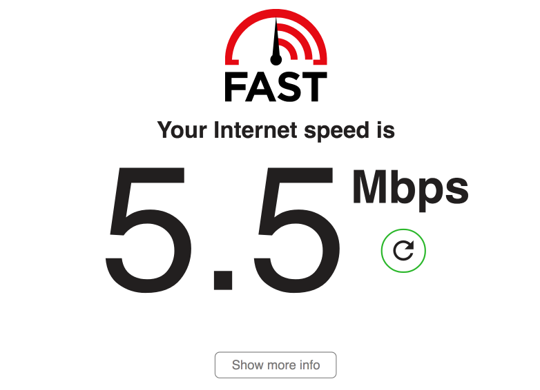 Internet Speed Test Fast.com 2 سرعة النت