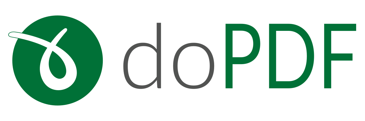 DoPDF logo أفضل برنامج تحويل وورد الى بي دي اف word to pdf مجاناً لأجهزة Mac و Windows